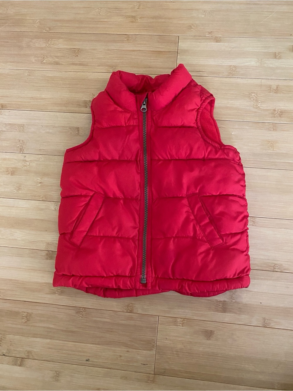 Old Navy Red Fleece Jacket Liner